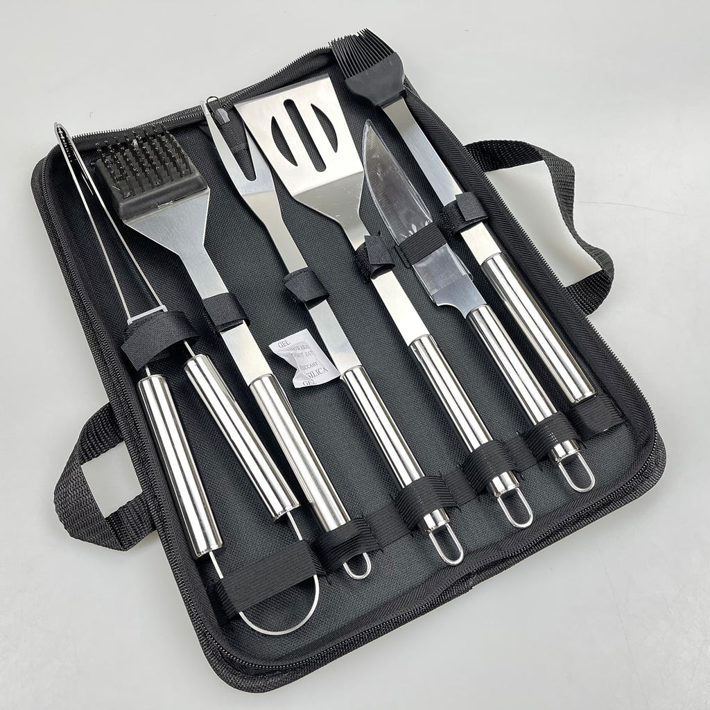 Kit 6 Piezas Utensilios Barbacoa Grill