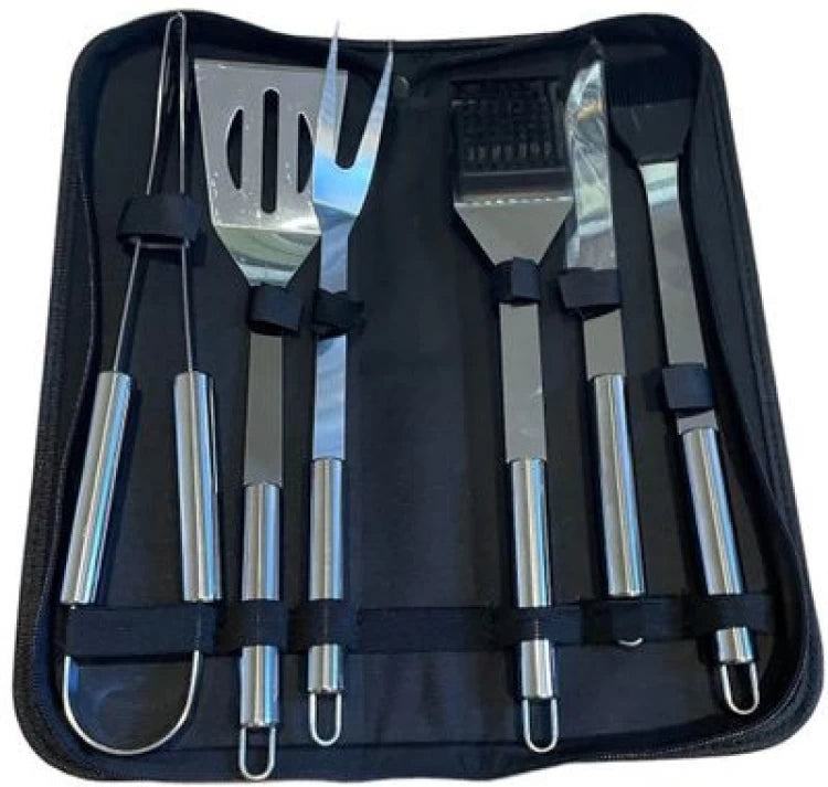 Kit 6 Piezas Utensilios Barbacoa Grill